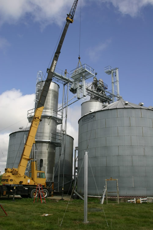 Photo of grain elevators